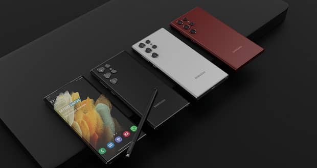 مشخصات دوربین سامسونگ گلکسی S22 Ultra مشخص شد Samsung Galaxy S22 Ultra Colors Renders - مشخصات دوربین سامسونگ گلکسی S22 Ultra مشخص شد